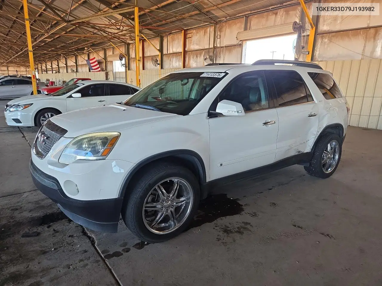 GMC ACADIA 2009, VIN 1GKER33D79J193982