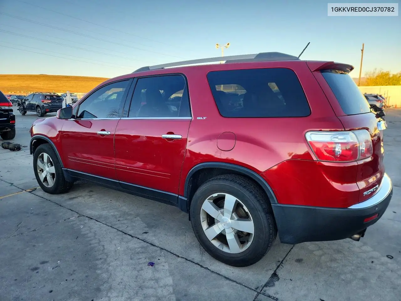 2012 GMC ACADIA VIN 1GKKVRED0CJ370782 — фото 2