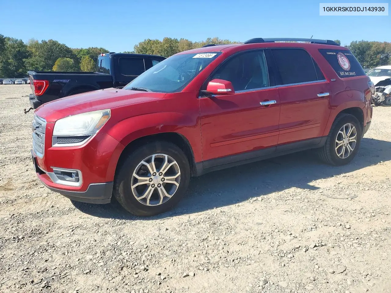 GMC ACADIA 2013, VIN 1GKKRSKD3DJ143930