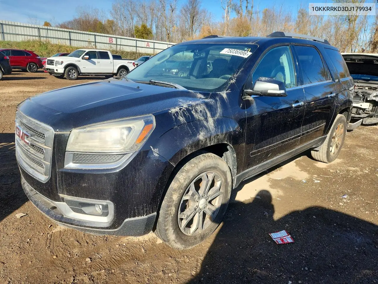 GMC ACADIA 2013, VIN 1GKKRRKD3DJ179934