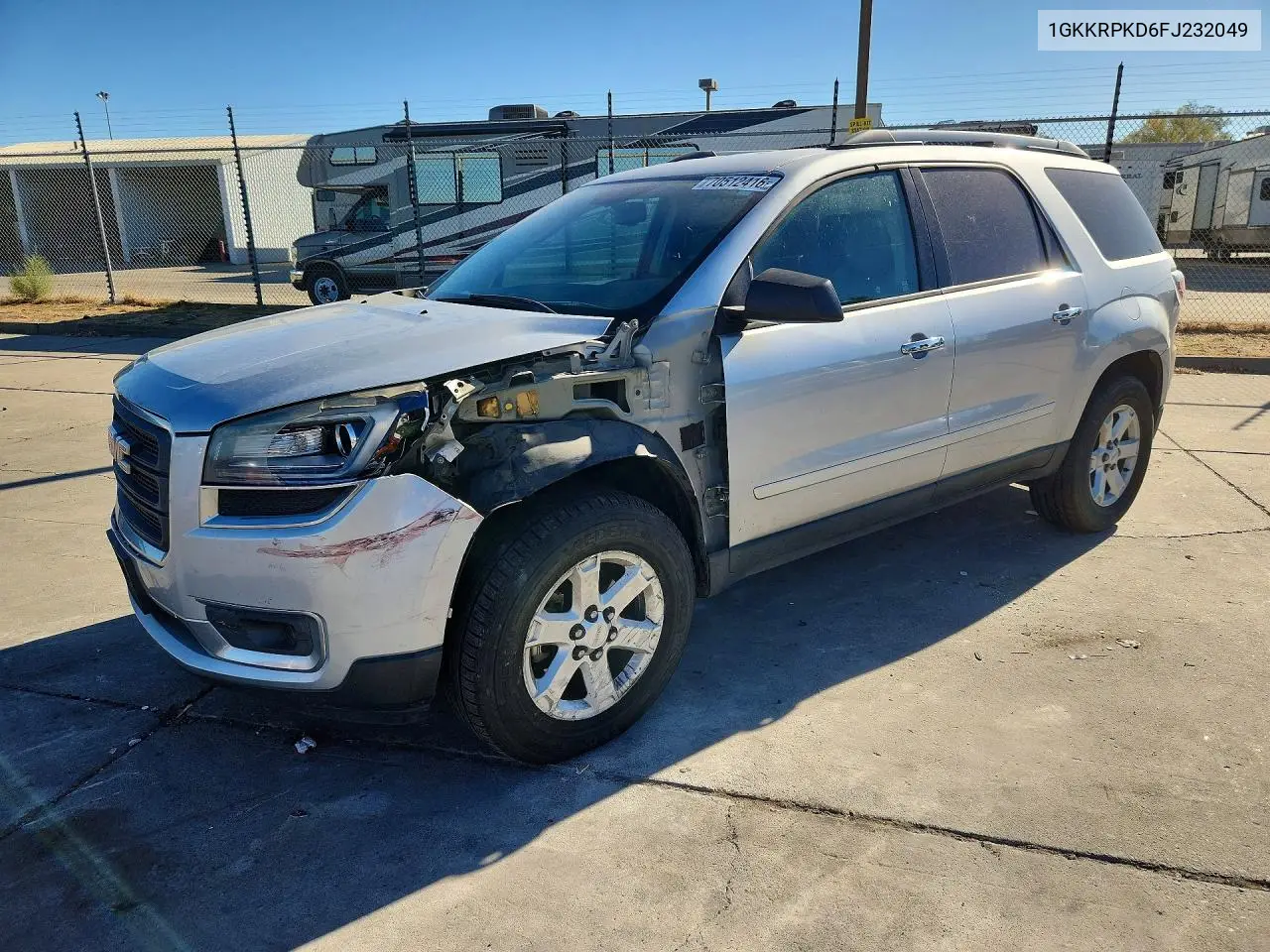 GMC ACADIA 2015, VIN 1GKKRPKD6FJ232049