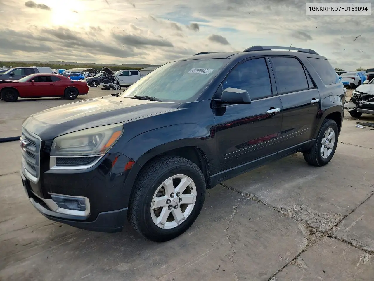 GMC ACADIA 2015, VIN 1GKKRPKD7FJ159094