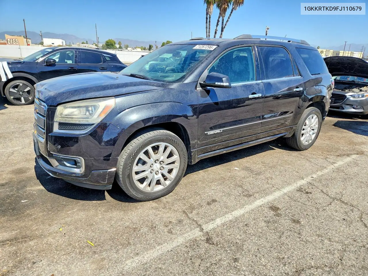 GMC ACADIA 2015, VIN 1GKKRTKD9FJ110679