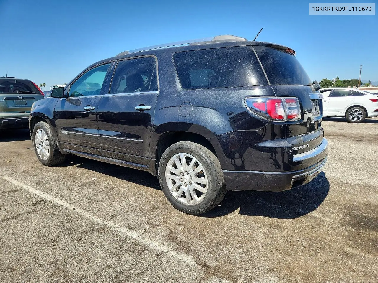 2015 GMC ACADIA VIN 1GKKRTKD9FJ110679 — фото 2