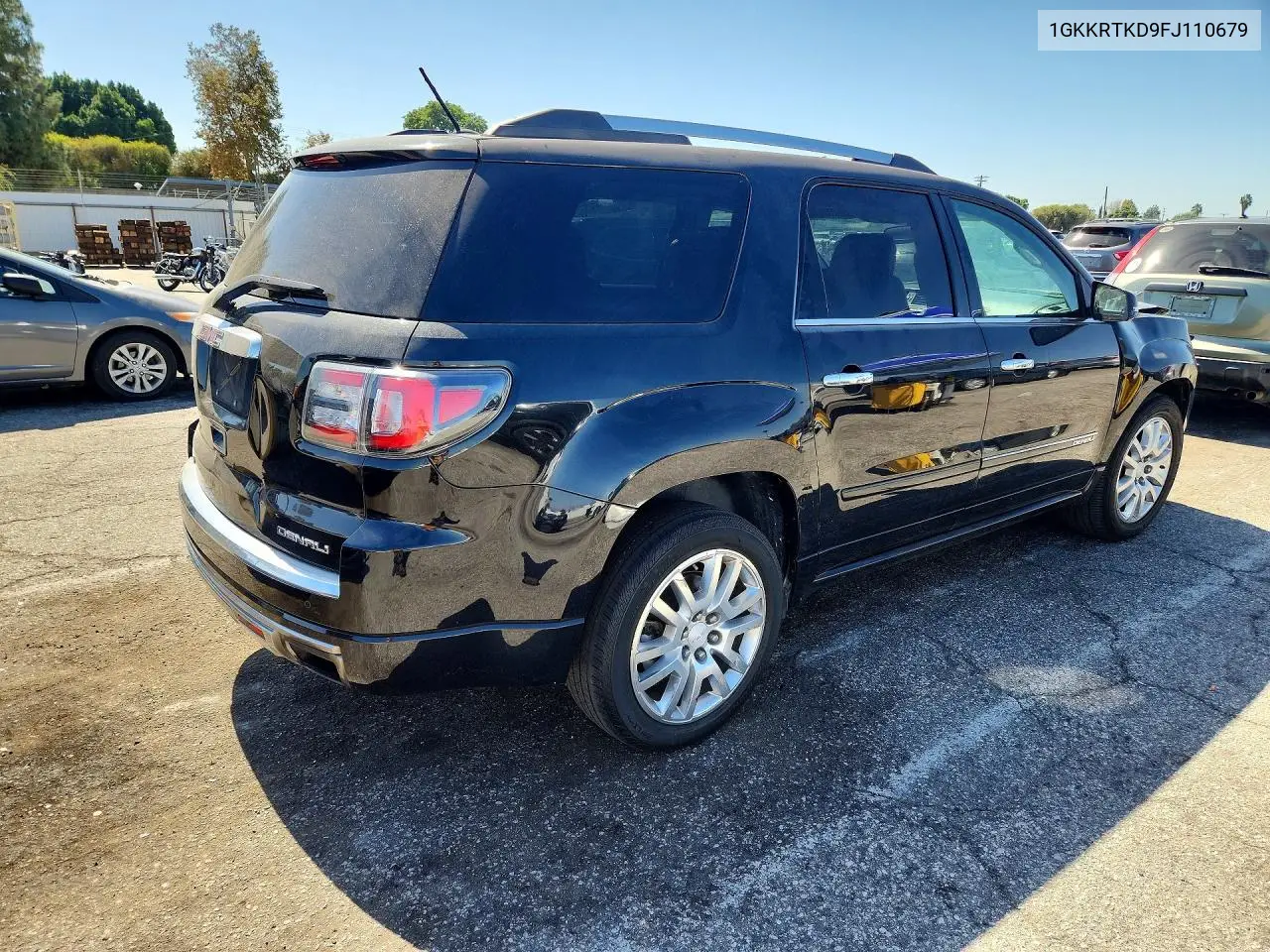 2015 GMC ACADIA VIN 1GKKRTKD9FJ110679 — фото 3