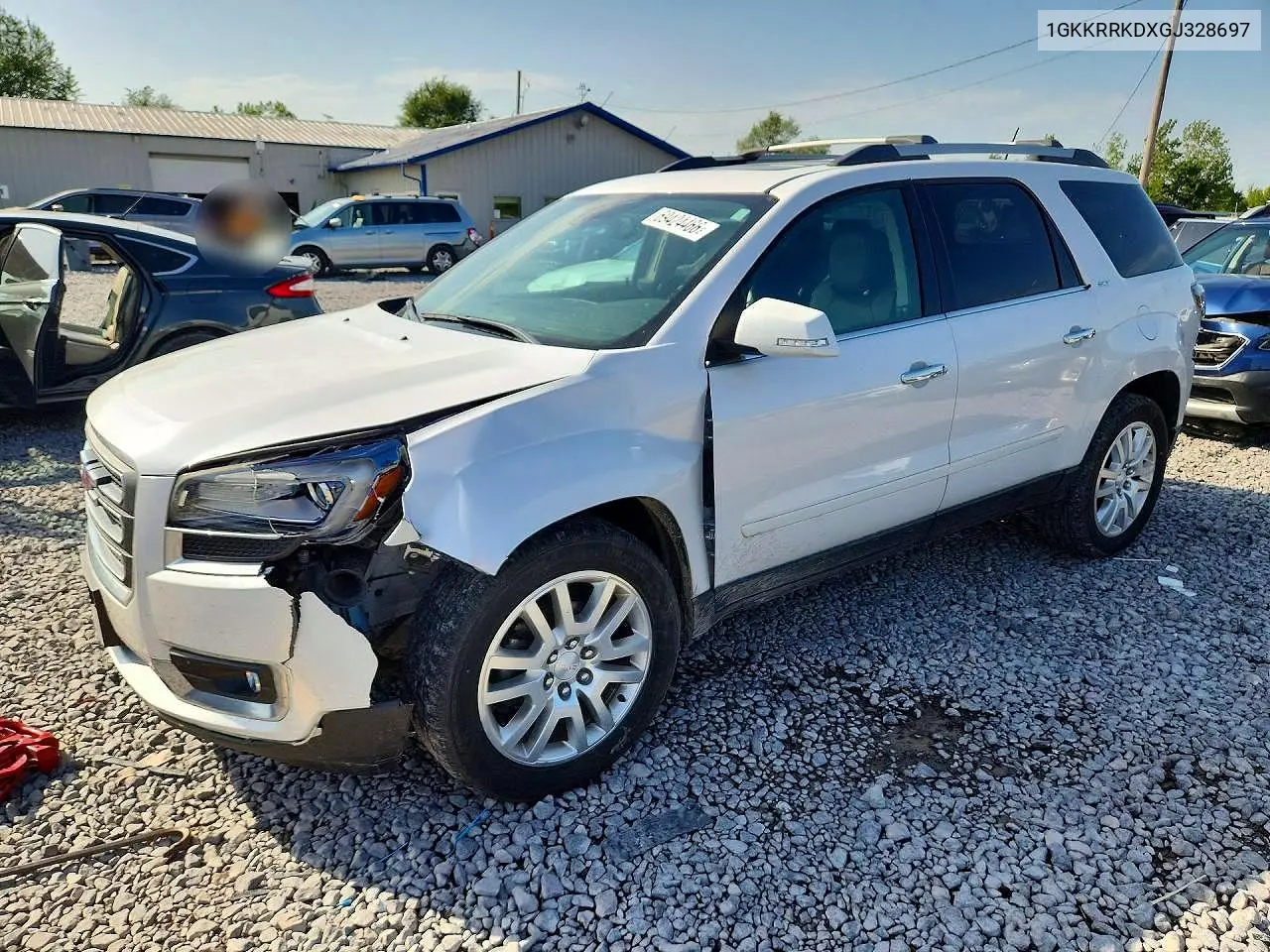 GMC ACADIA 2016, VIN 1GKKRRKDXGJ328697