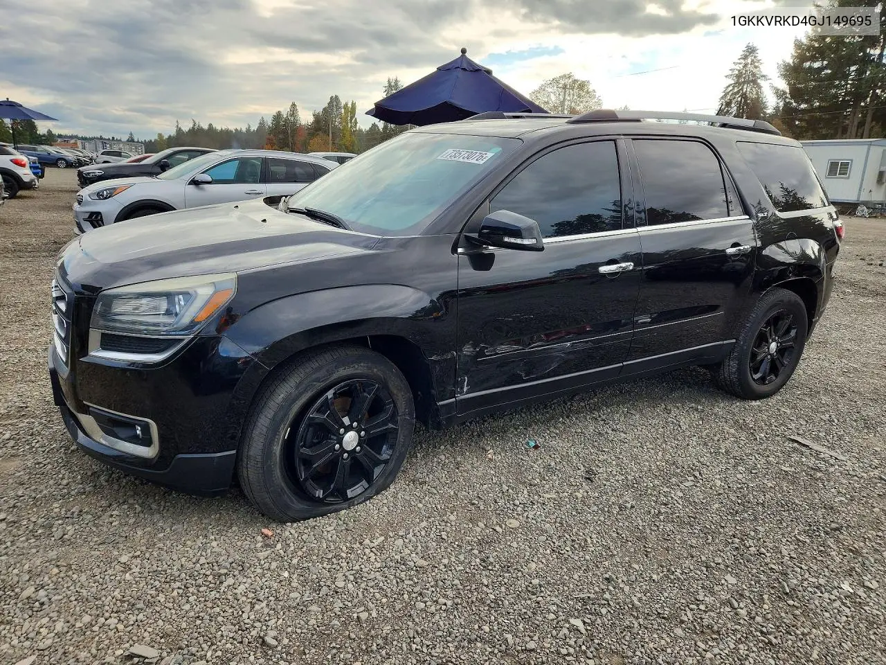 GMC ACADIA 2016, VIN 1GKKVRKD4GJ149695