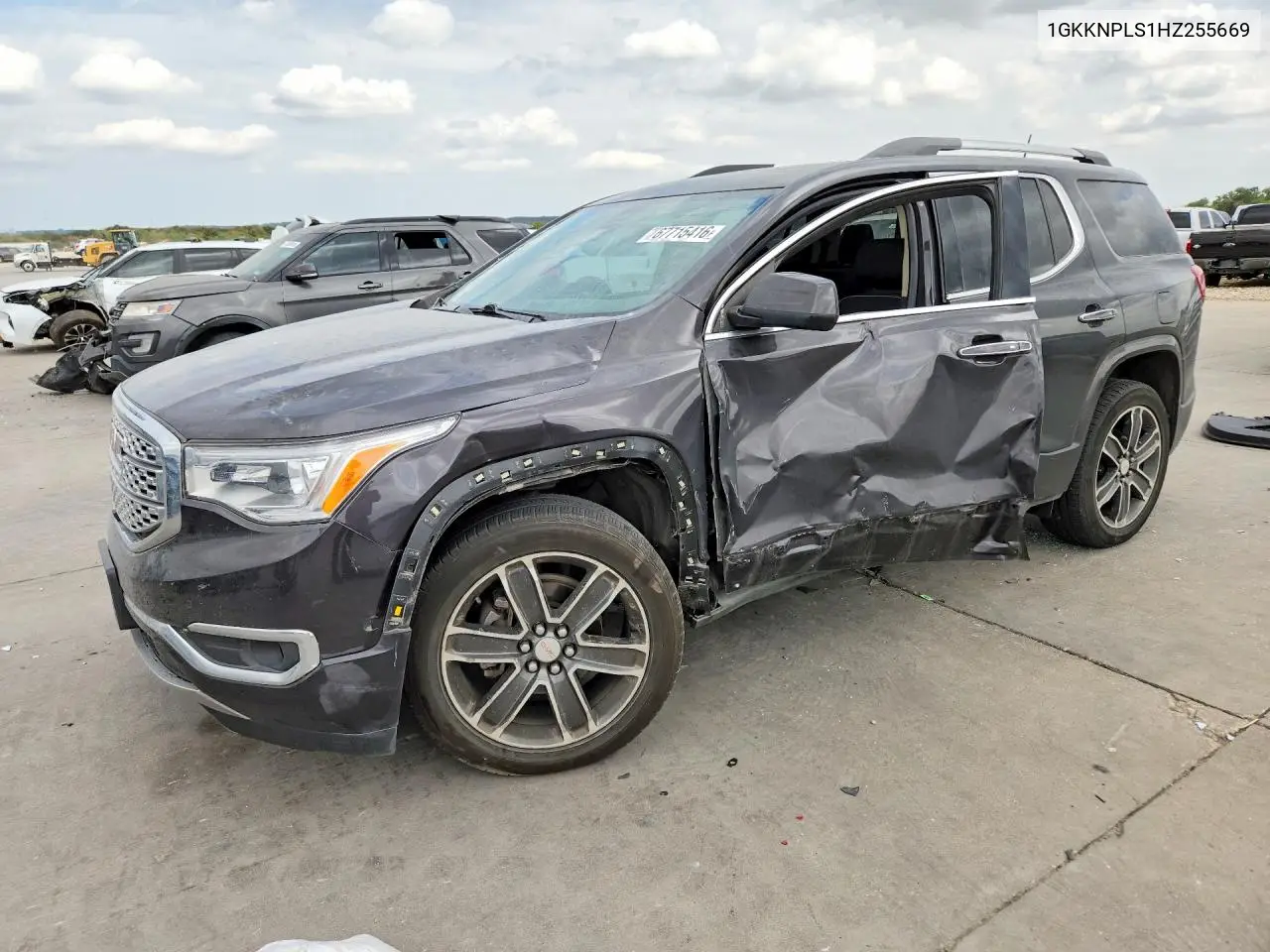 GMC ACADIA 2017, VIN 1GKKNPLS1HZ255669