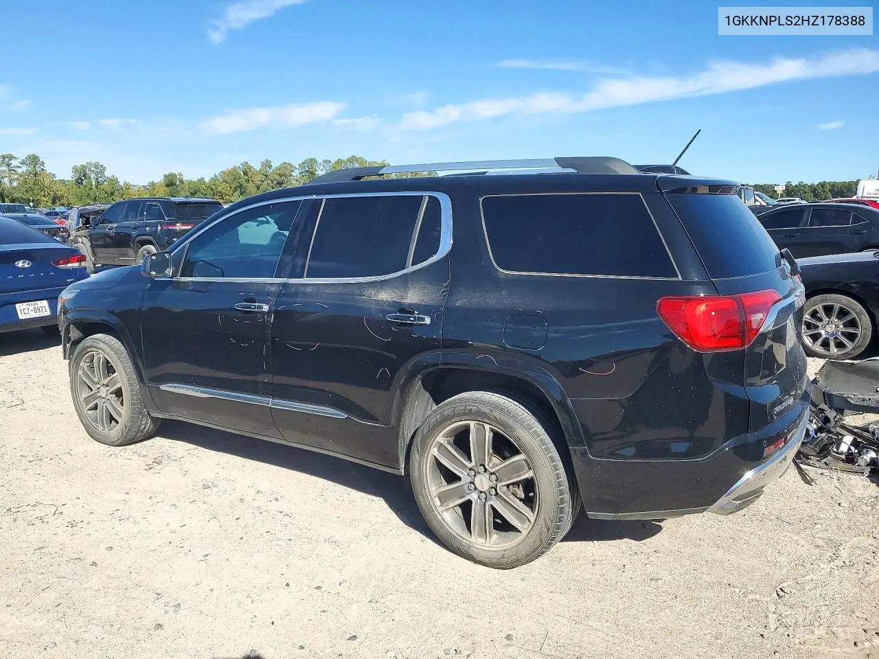 2017 GMC ACADIA VIN 1GKKNPLS2HZ178388 — фото 2