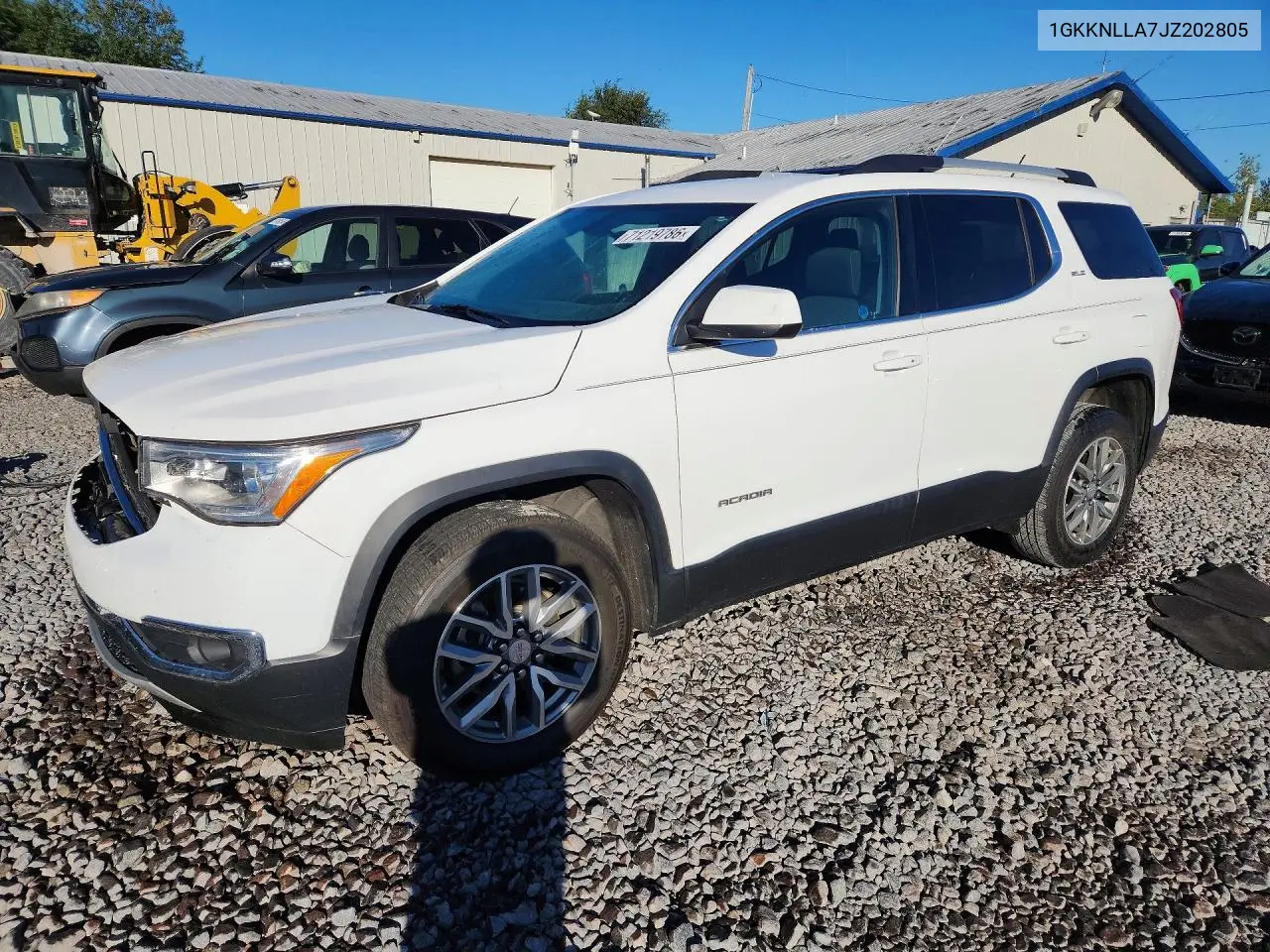 GMC ACADIA 2018, VIN 1GKKNLLA7JZ202805