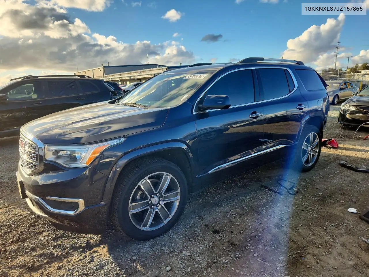 GMC ACADIA 2018, VIN 1GKKNXLS7JZ157865
