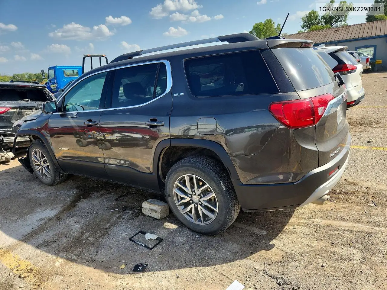 2019 GMC ACADIA VIN 1GKKNSLSXKZ298384 — фото 2