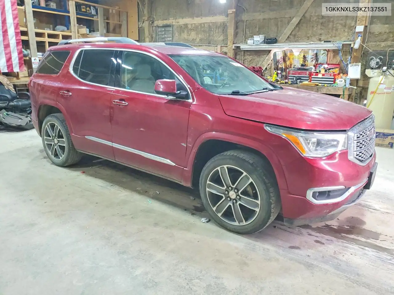 2019 GMC ACADIA VIN 1GKKNXLS3KZ137551 — фото 4