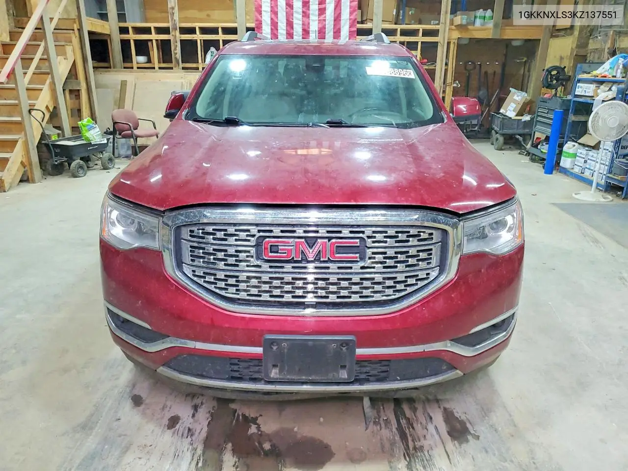 2019 GMC ACADIA VIN 1GKKNXLS3KZ137551 — фото 5