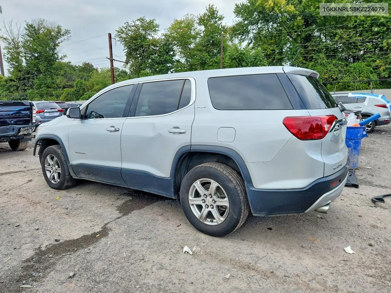 2019 GMC ACADIA VIN 1GKKNRLS8KZ224079 — фото 2