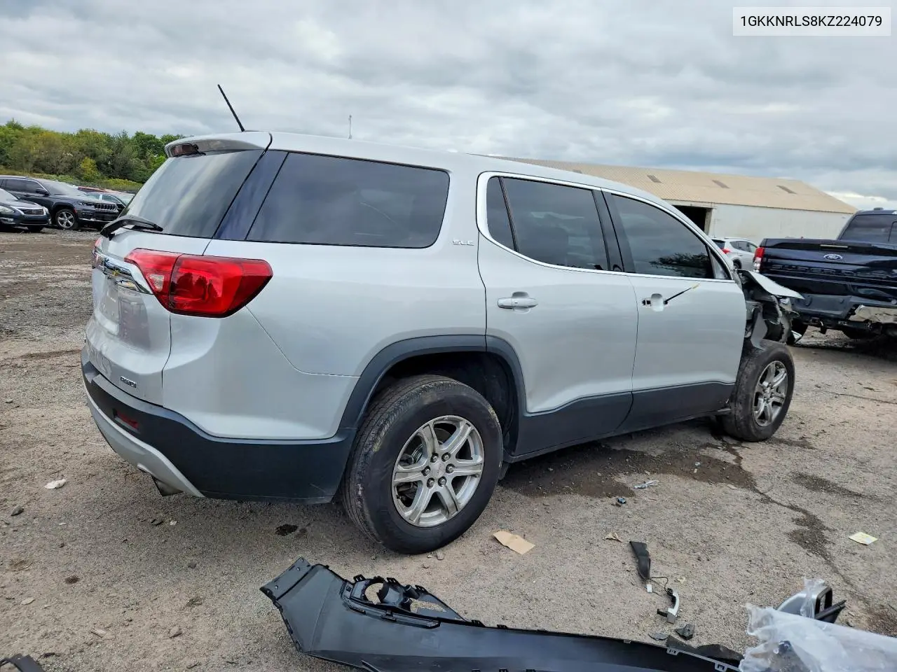 2019 GMC ACADIA VIN 1GKKNRLS8KZ224079 — фото 3