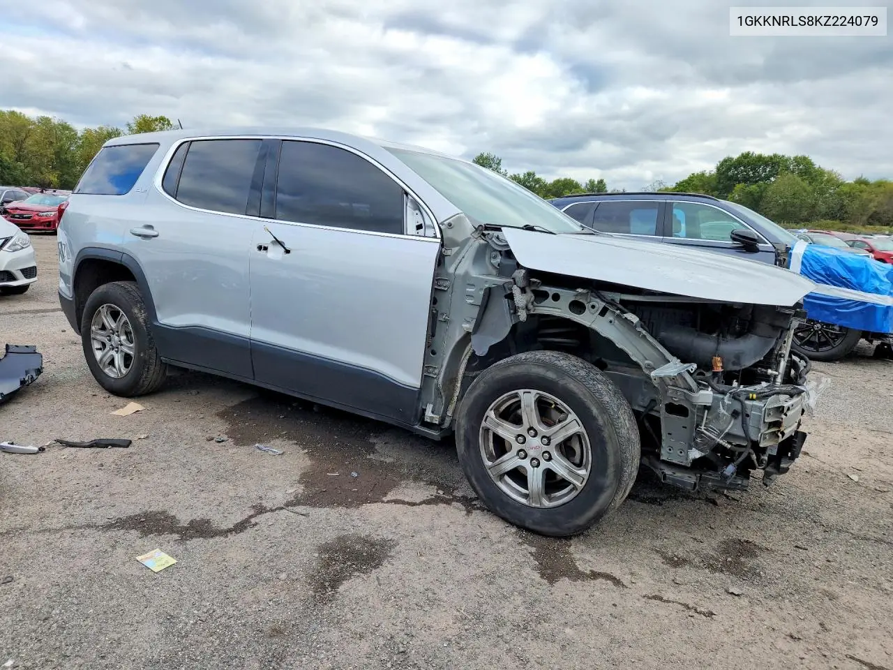 2019 GMC ACADIA VIN 1GKKNRLS8KZ224079 — фото 4
