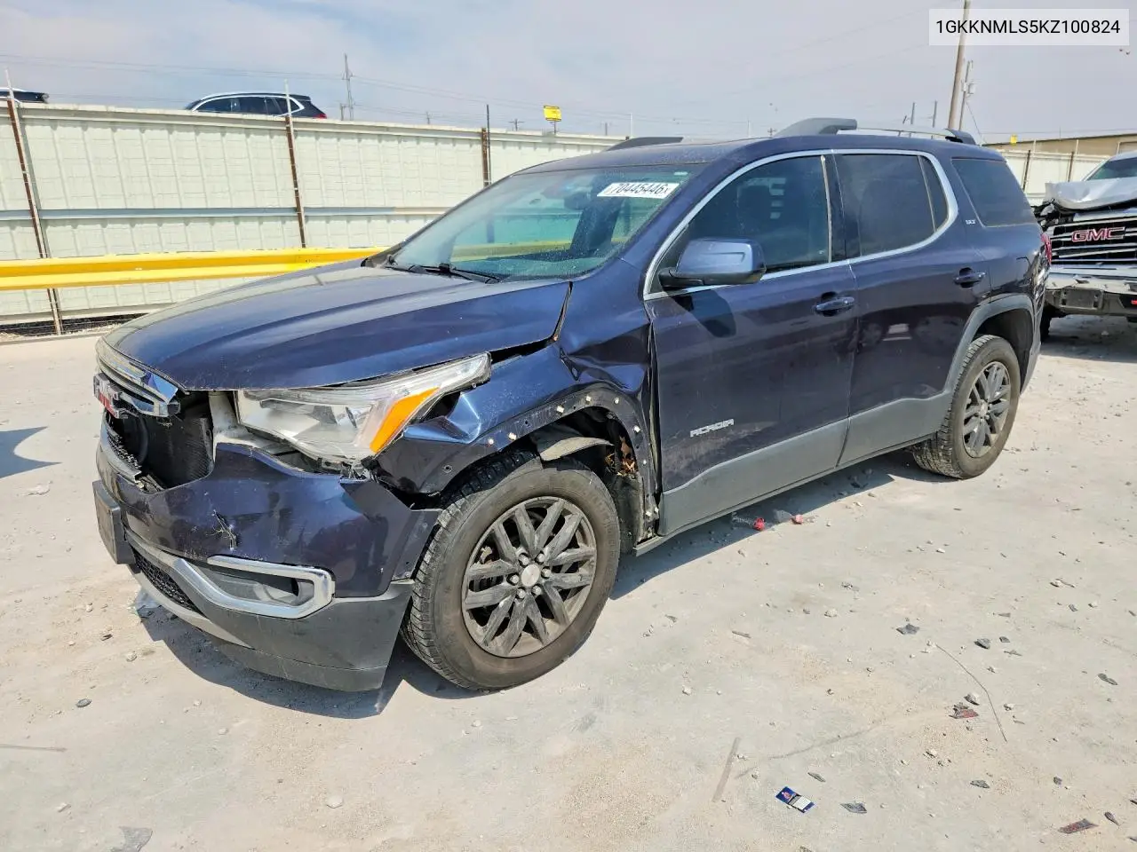GMC ACADIA 2019, VIN 1GKKNMLS5KZ100824