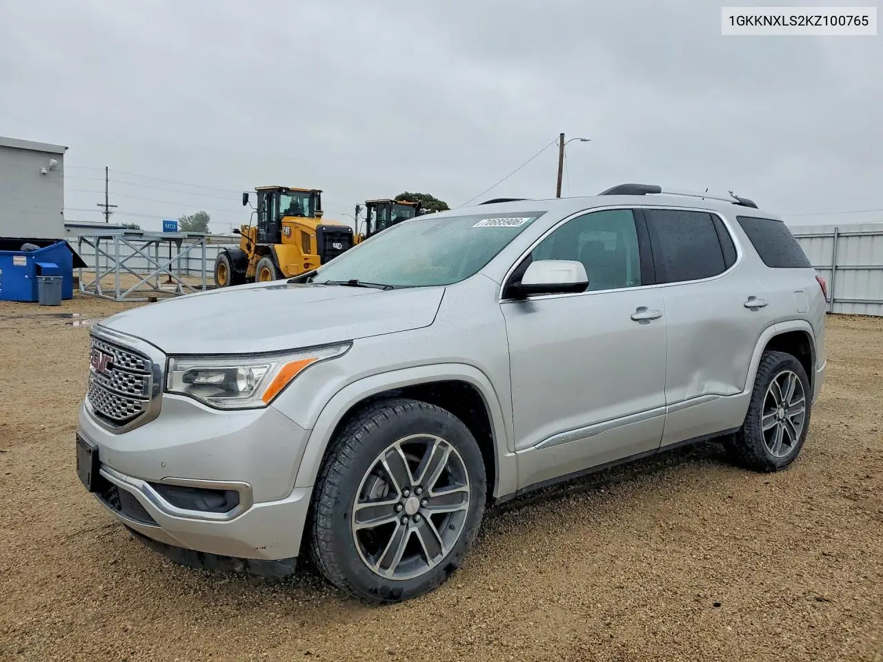 GMC ACADIA 2019, VIN 1GKKNXLS2KZ100765