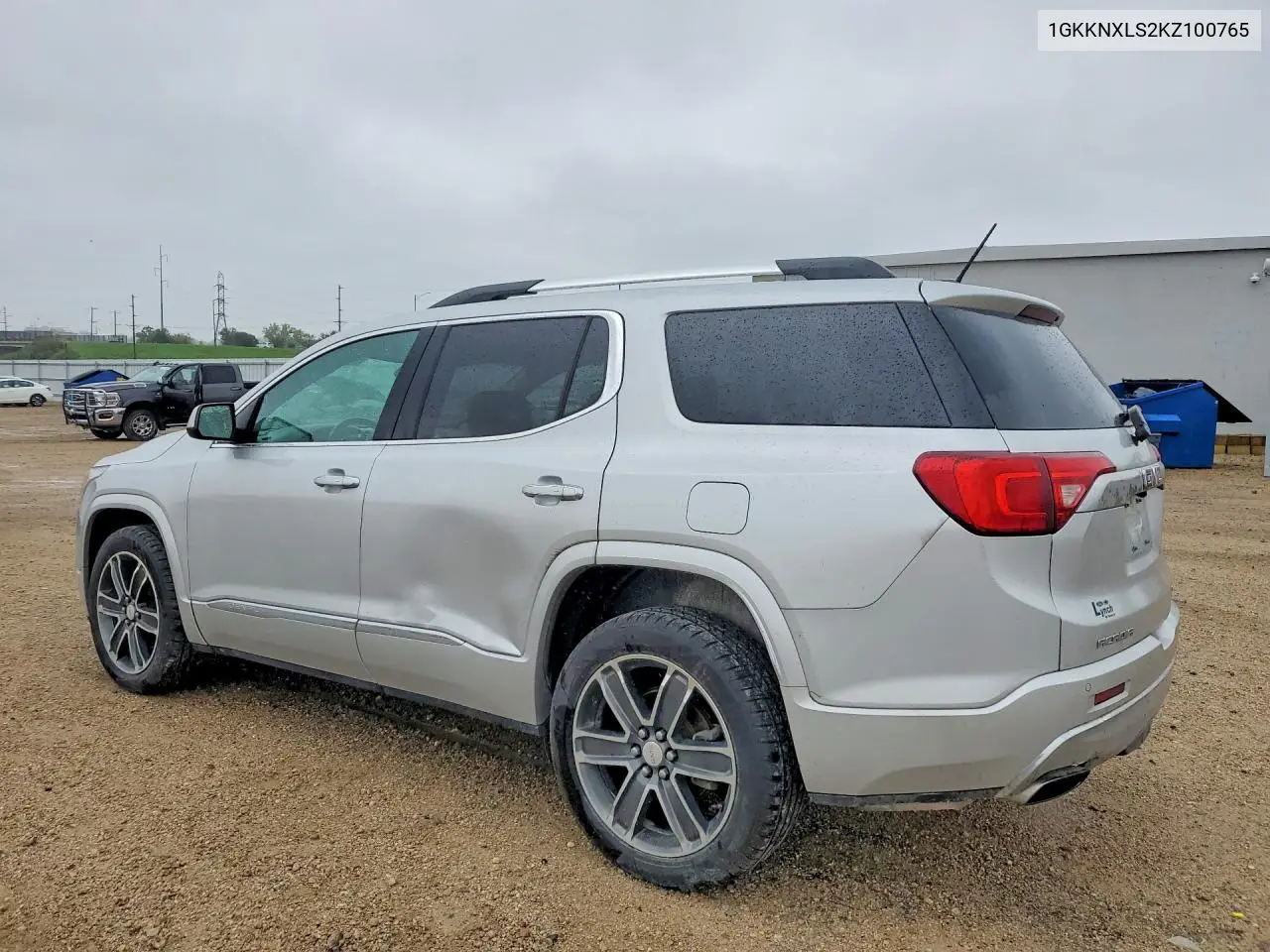 2019 GMC ACADIA VIN 1GKKNXLS2KZ100765 — фото 2