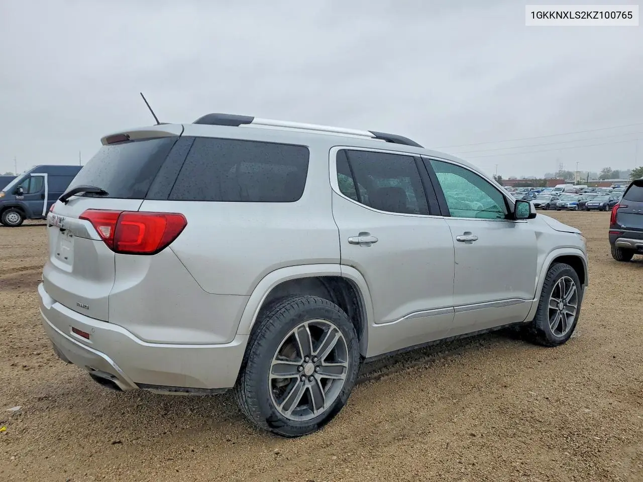 2019 GMC ACADIA VIN 1GKKNXLS2KZ100765 — фото 3