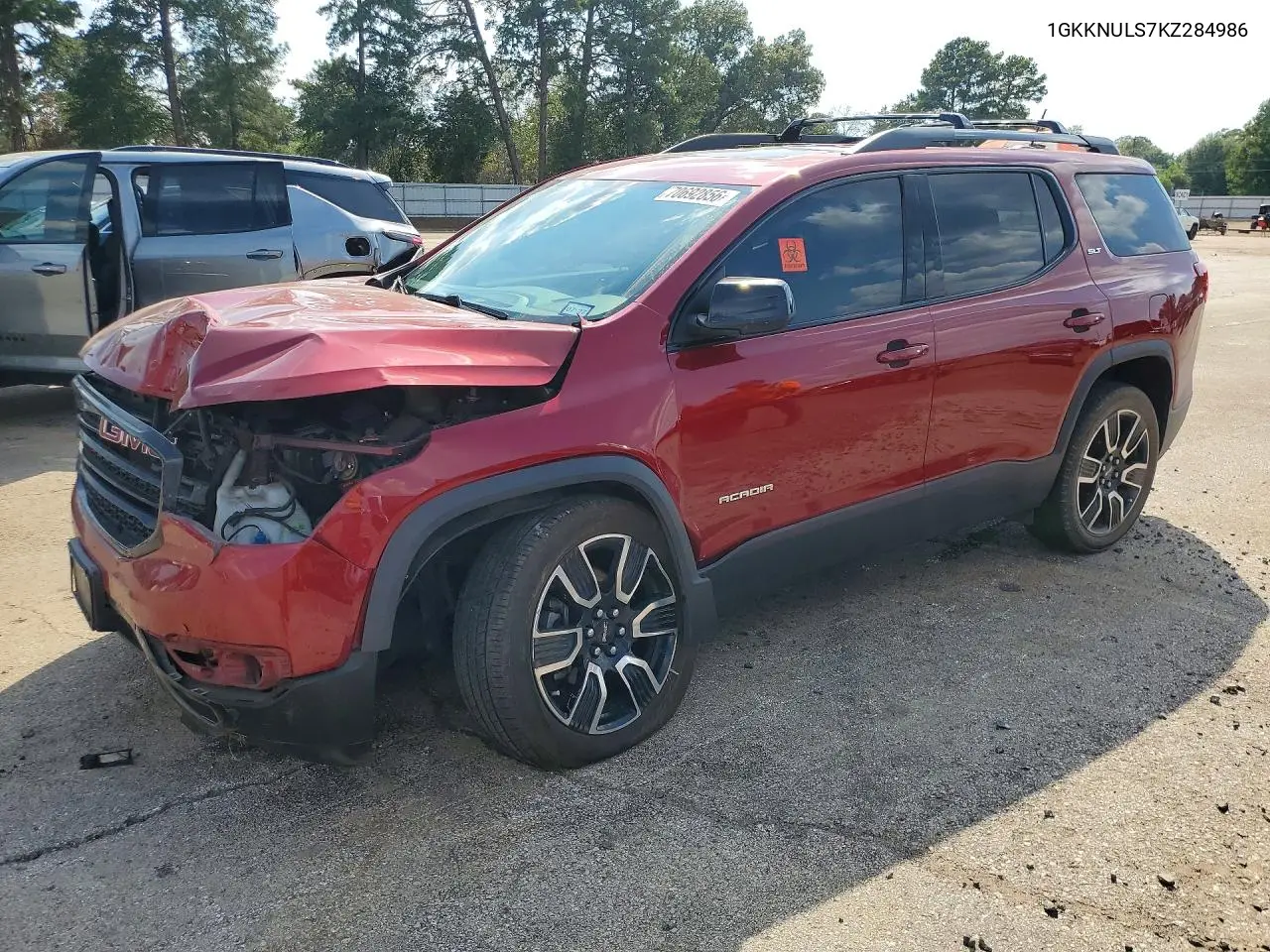 GMC ACADIA 2019, VIN 1GKKNULS7KZ284986