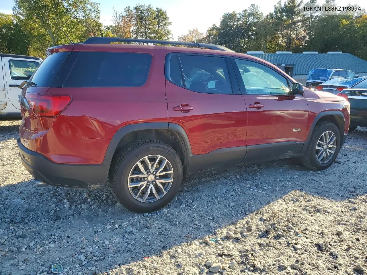 2019 GMC ACADIA VIN 1GKKNTLS8KZ193994 — фото 3