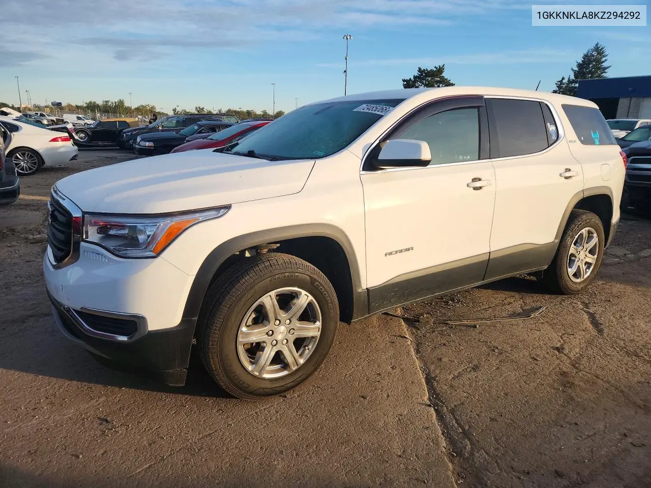 GMC ACADIA 2019, VIN 1GKKNKLA8KZ294292
