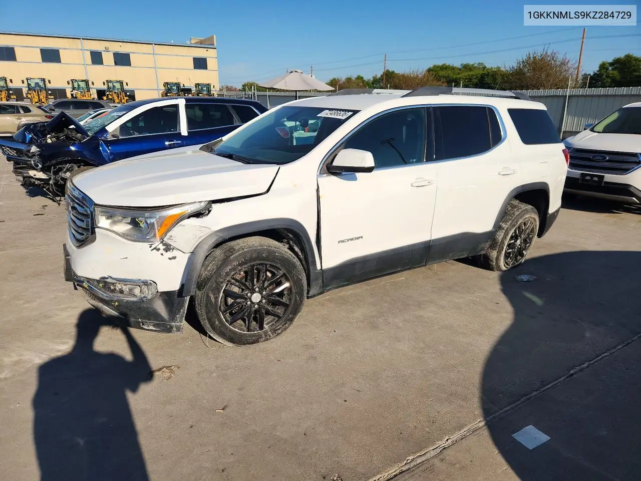 GMC ACADIA 2019, VIN 1GKKNMLS9KZ284729
