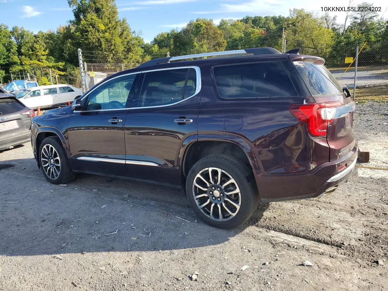 2020 GMC ACADIA VIN 1GKKNXLS5LZ204202 — фото 2