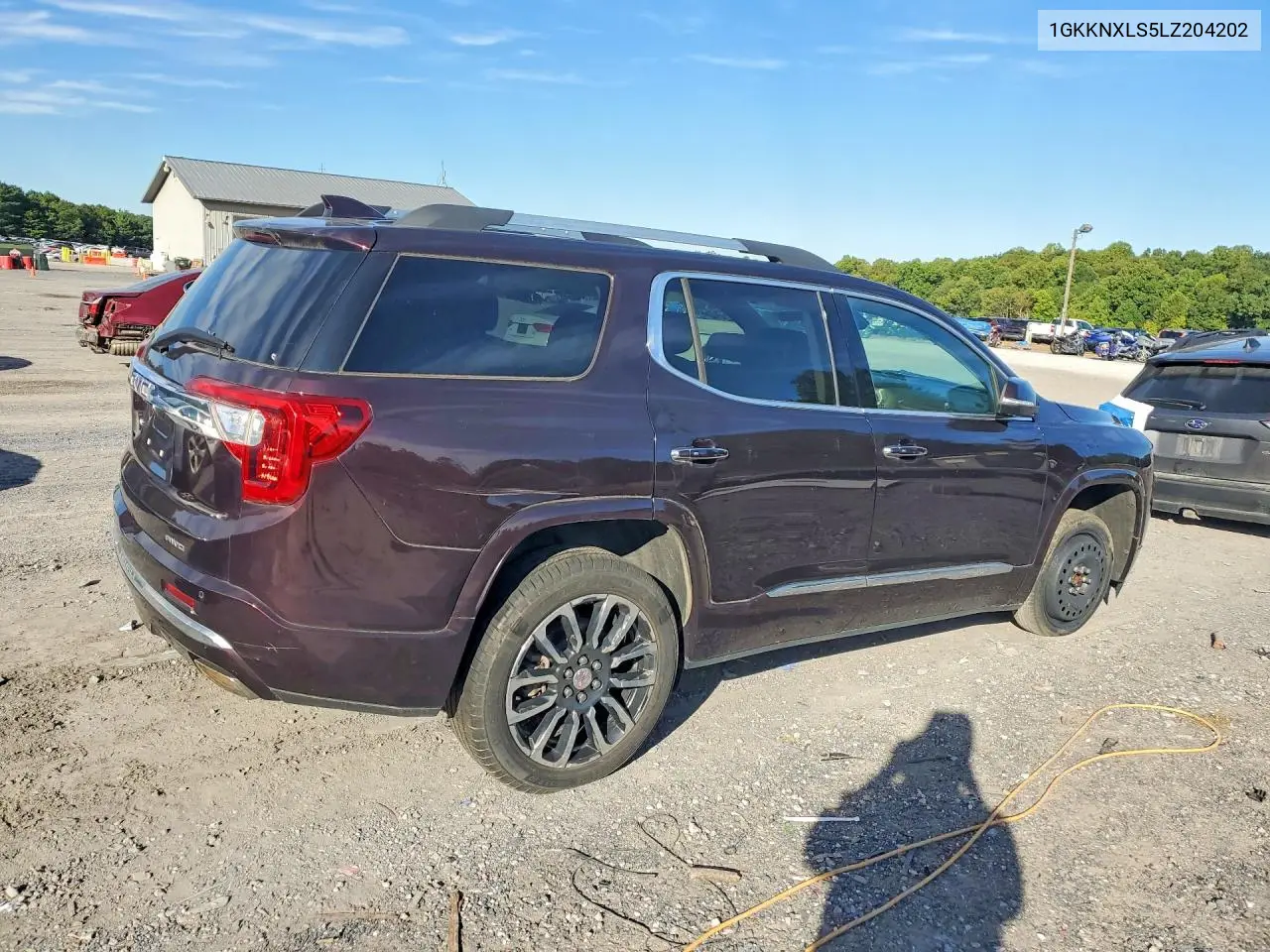 2020 GMC ACADIA VIN 1GKKNXLS5LZ204202 — фото 3
