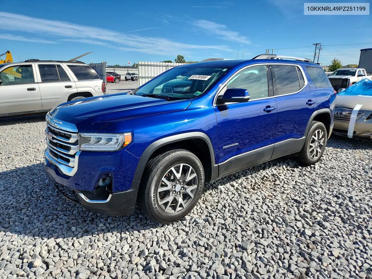 GMC ACADIA 2023, VIN 1GKKNRL49PZ251199