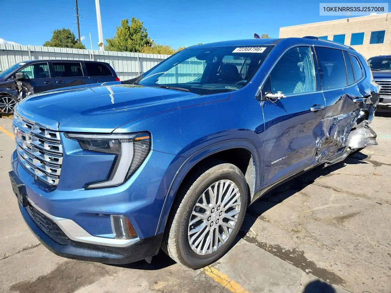 GMC ACADIA 2025, VIN 1GKENRRS3SJ257008