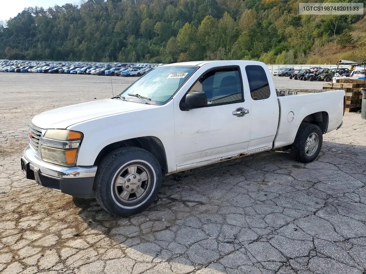 GMC CANYON 2004, VIN 1GTCS198748201133