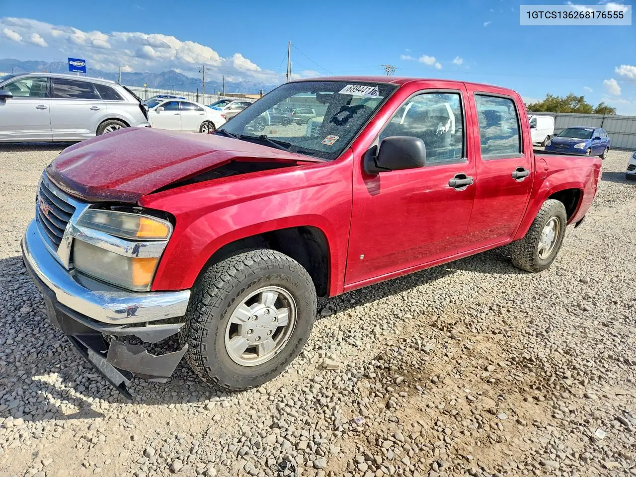GMC CANYON 2006, VIN 1GTCS136268176555
