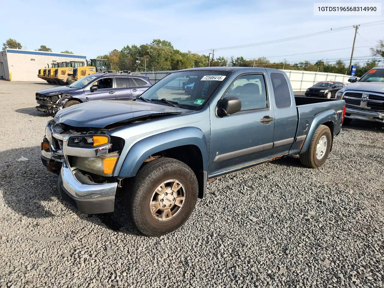 GMC CANYON 2006, VIN 1GTDS196568314990