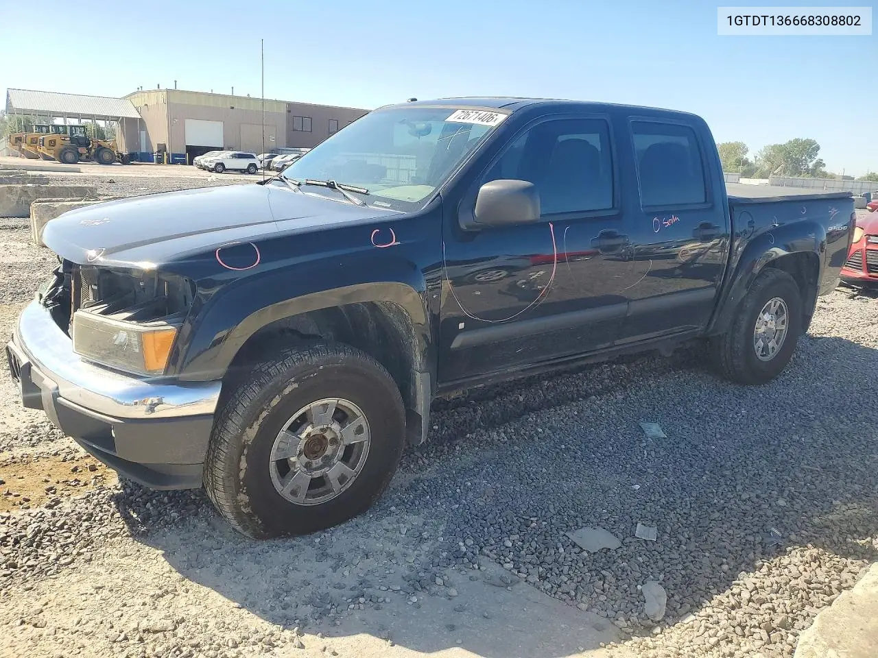GMC CANYON 2006, VIN 1GTDT136668308802