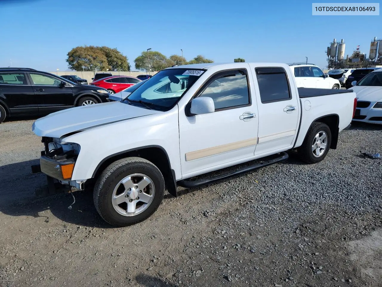GMC CANYON 2010, VIN 1GTDSCDEXA8106493