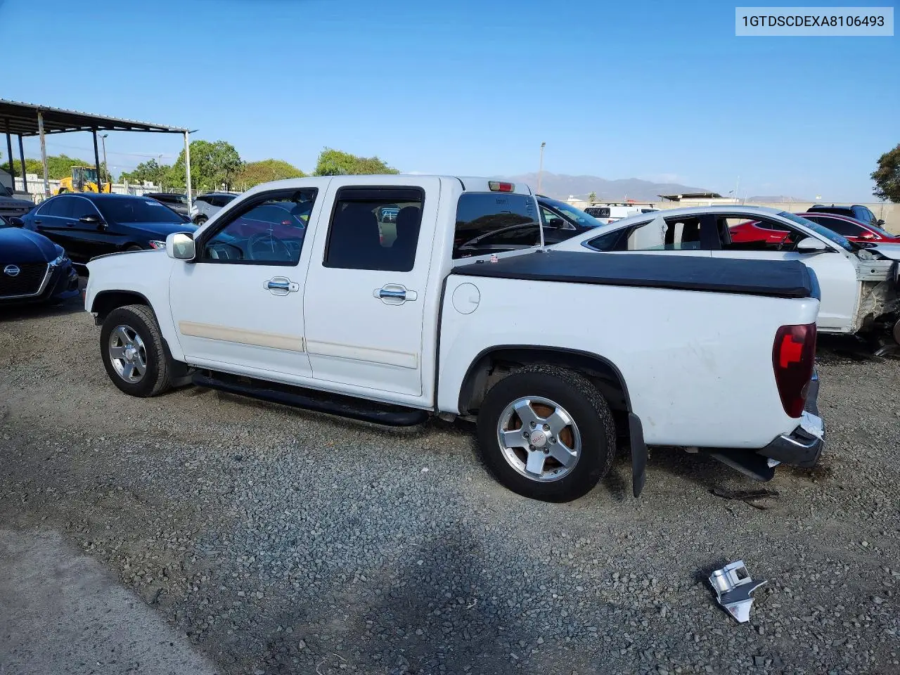 2010 GMC CANYON VIN 1GTDSCDEXA8106493 — фото 2