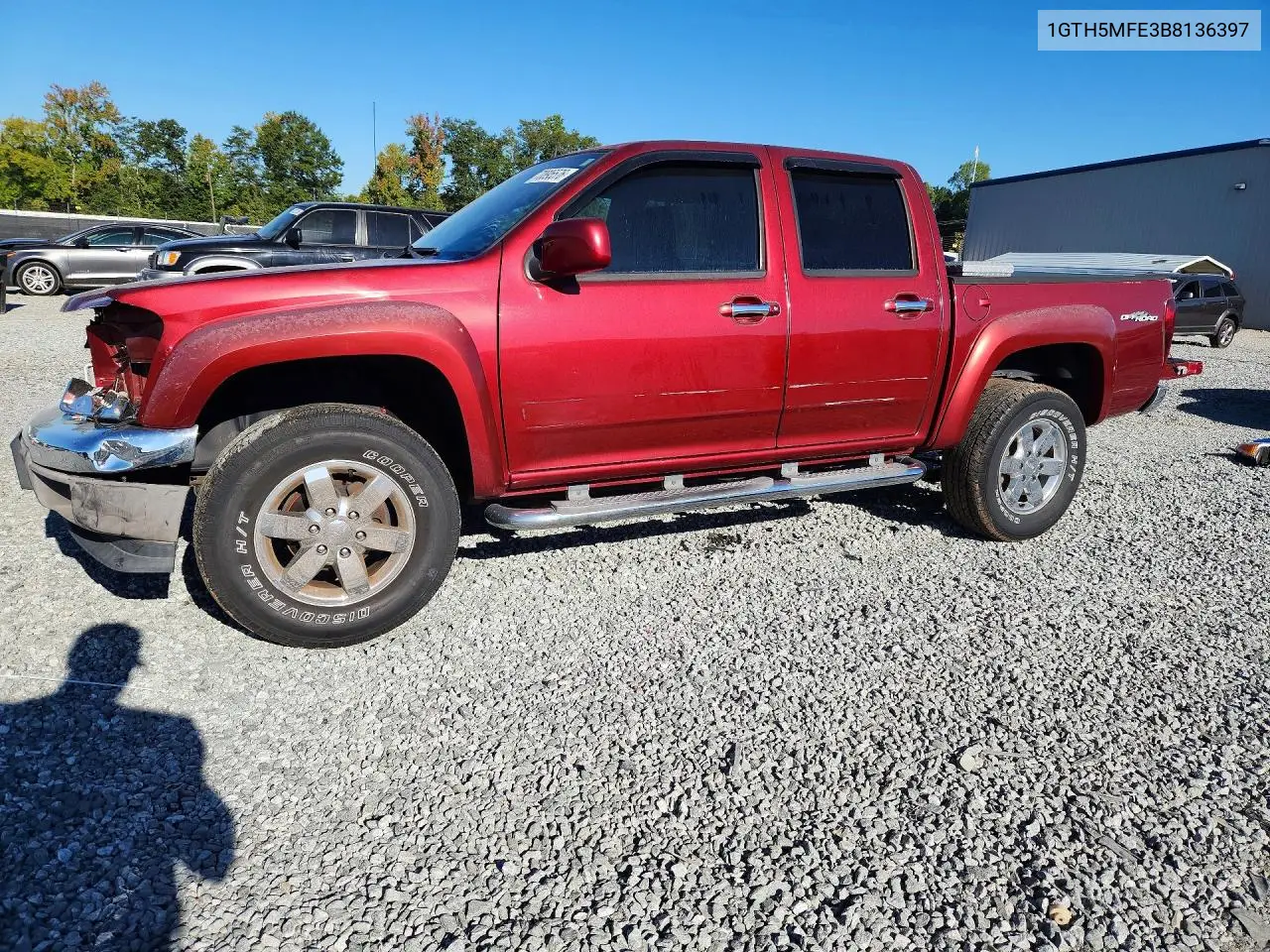 GMC CANYON 2011, VIN 1GTH5MFE3B8136397