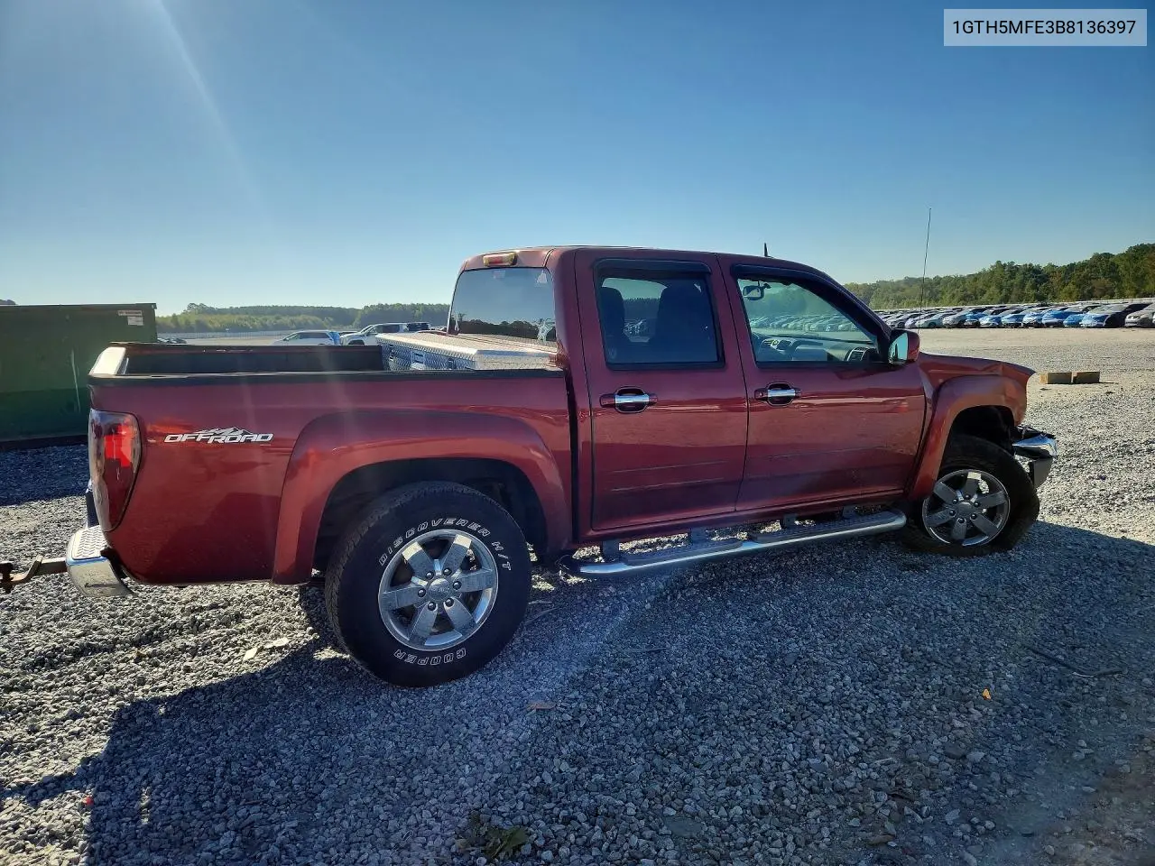 2011 GMC CANYON VIN 1GTH5MFE3B8136397 — фото 3
