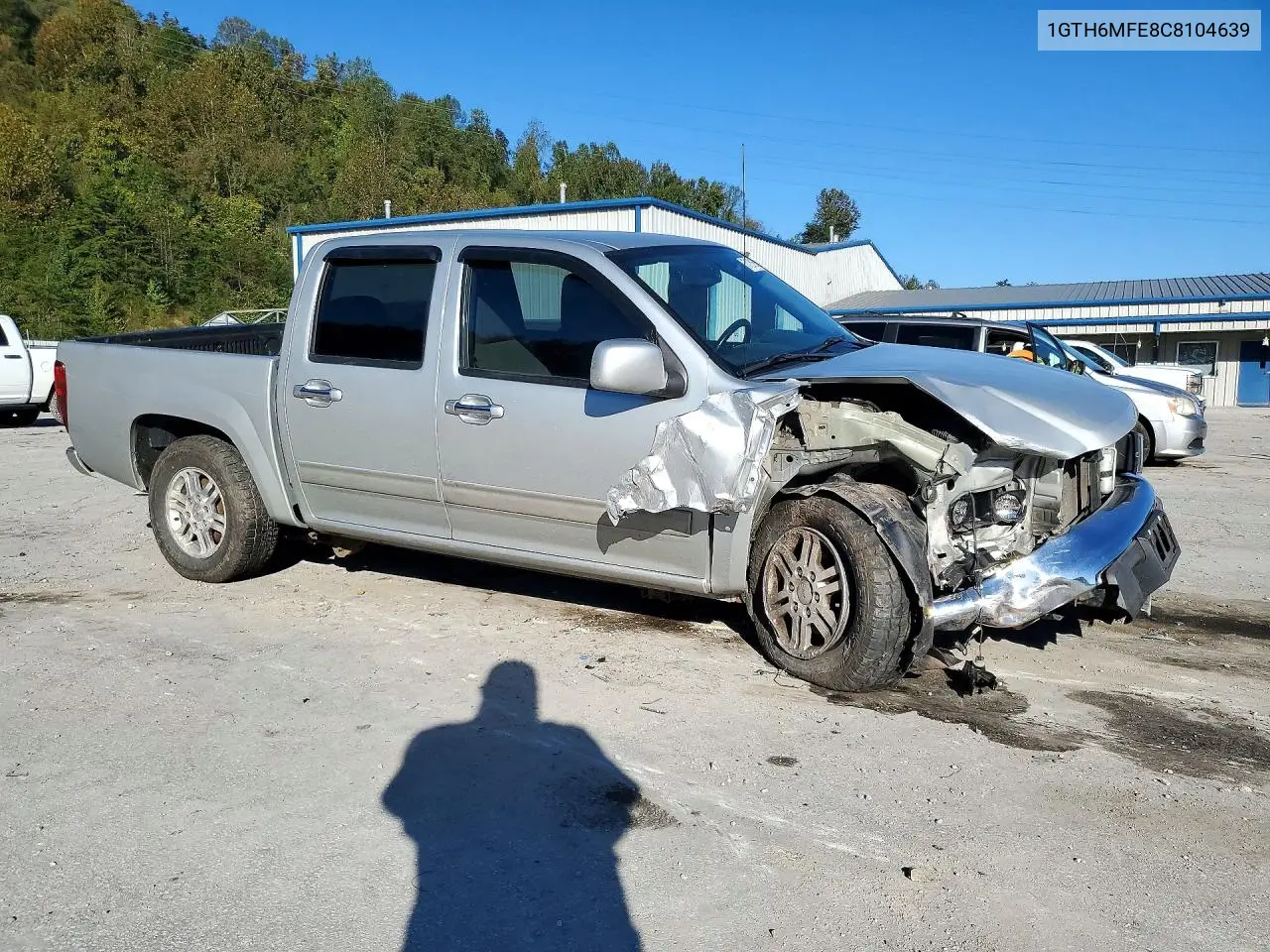 2012 GMC CANYON VIN 1GTH6MFE8C8104639 — фото 4