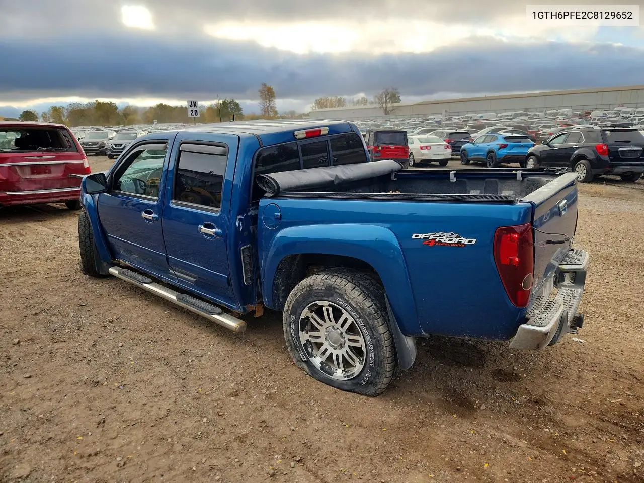 2012 GMC CANYON VIN 1GTH6PFE2C8129652 — фото 2