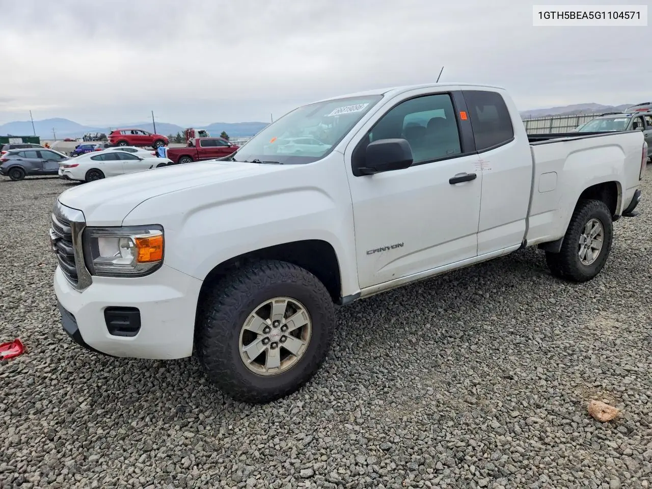 GMC CANYON 2016, VIN 1GTH5BEA5G1104571
