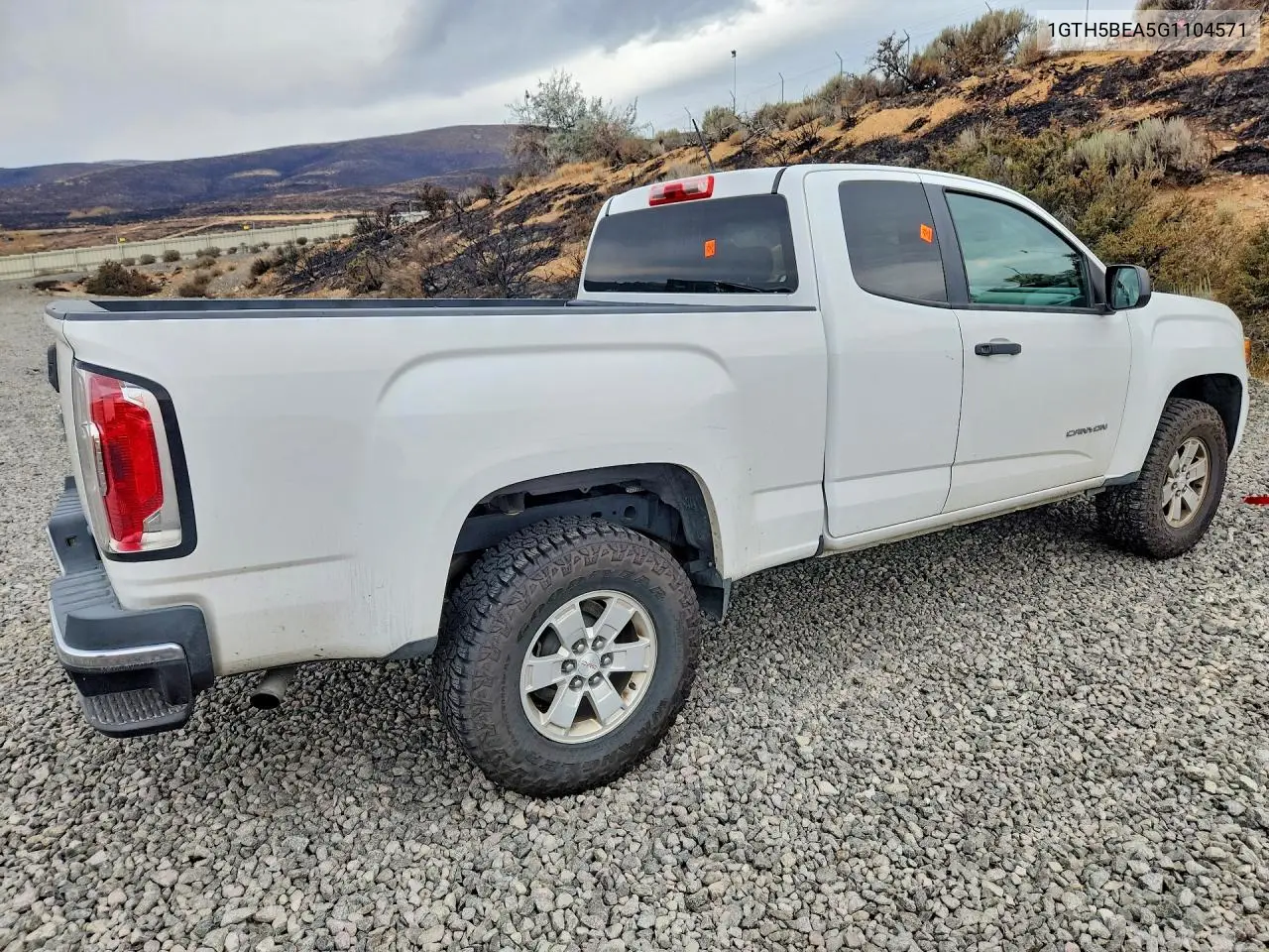 2016 GMC CANYON VIN 1GTH5BEA5G1104571 — фото 3