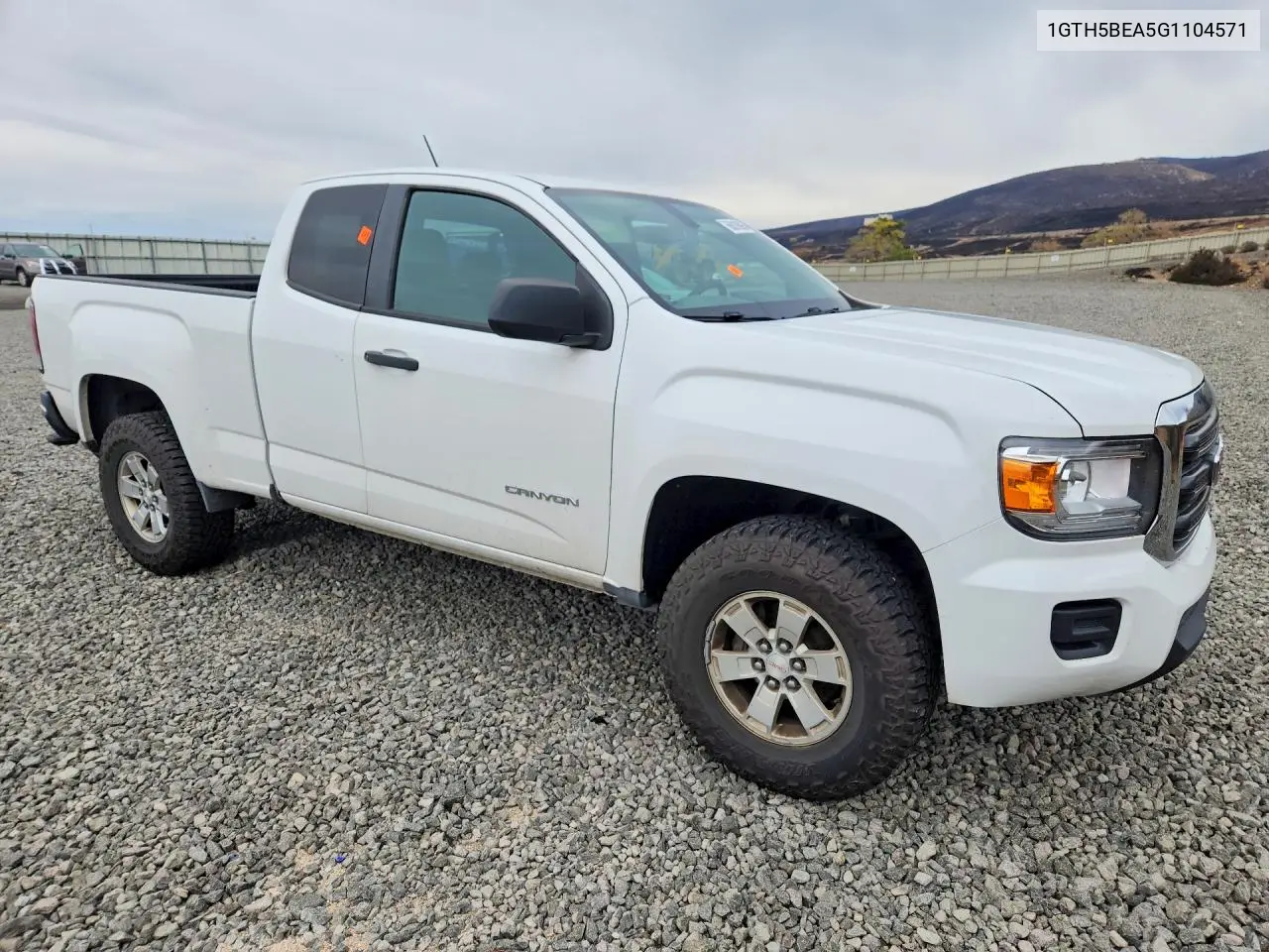 2016 GMC CANYON VIN 1GTH5BEA5G1104571 — фото 4