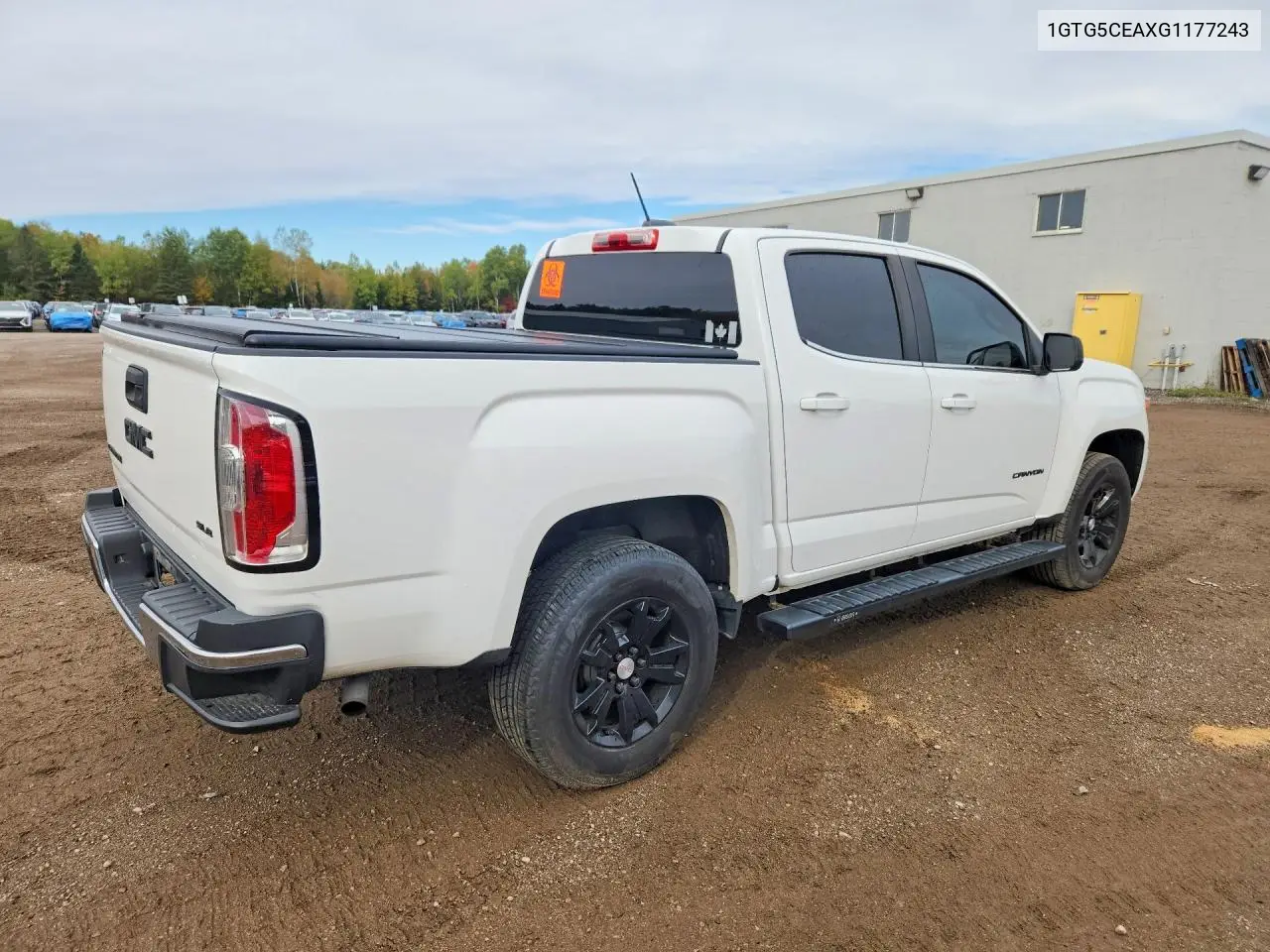 2016 GMC CANYON VIN 1GTG5CEAXG1177243 — фото 3