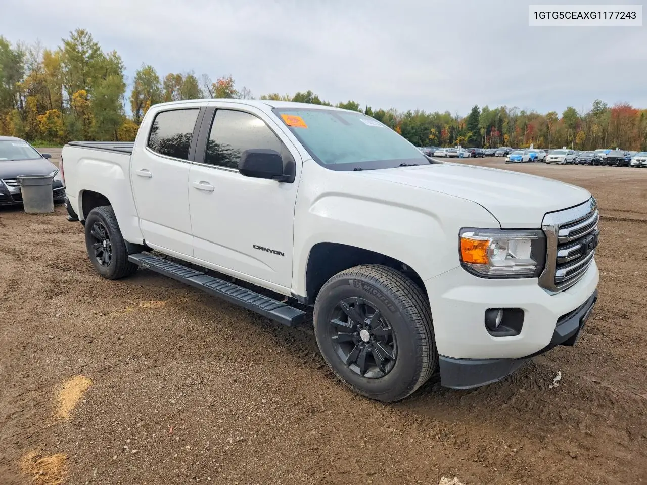2016 GMC CANYON VIN 1GTG5CEAXG1177243 — фото 4