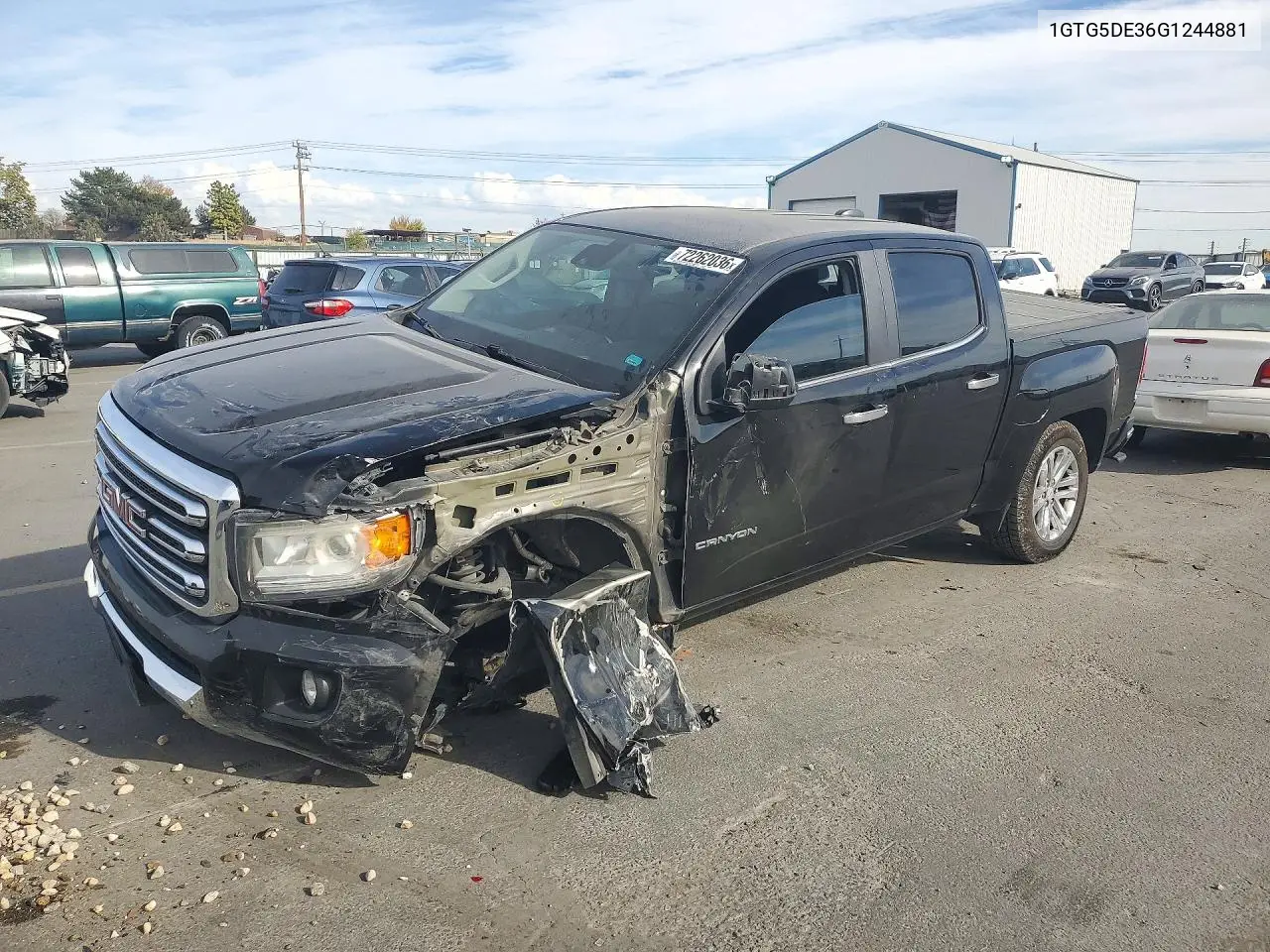 GMC CANYON 2016, VIN 1GTG5DE36G1244881