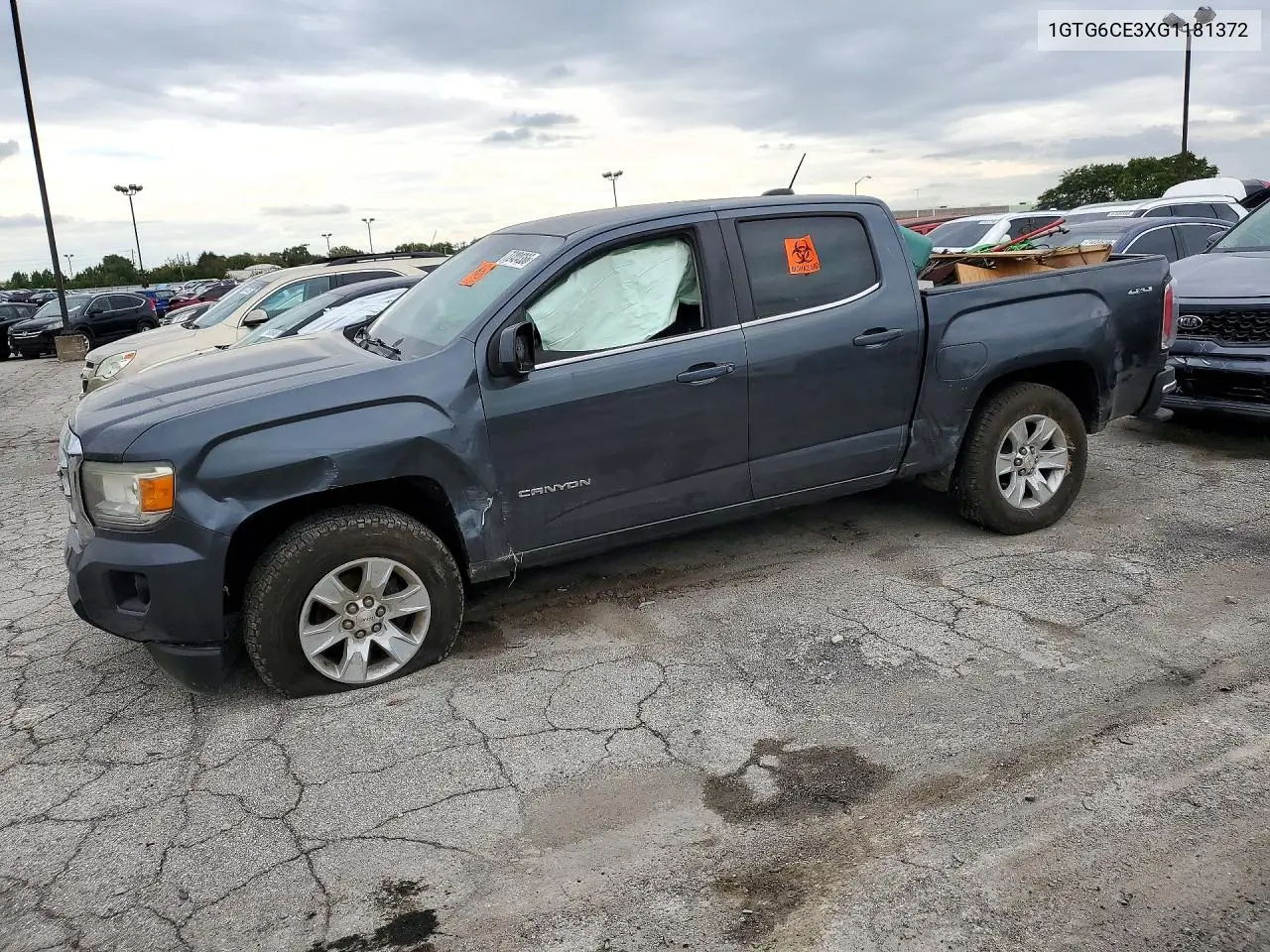 GMC CANYON 2016, VIN 1GTG6CE3XG1181372